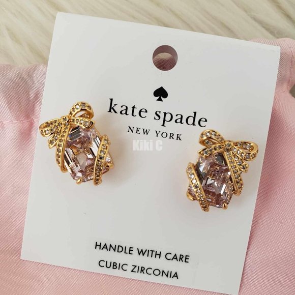 Kate Spade Pave Present Studs KF005 - Picture 4 of 10